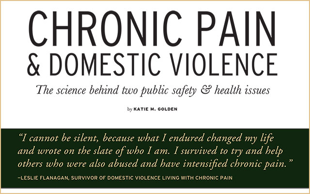 Chronic Pain and Domestic Violence