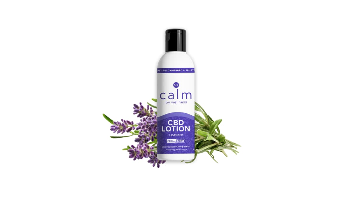 Calm by Wellness CBD lotion