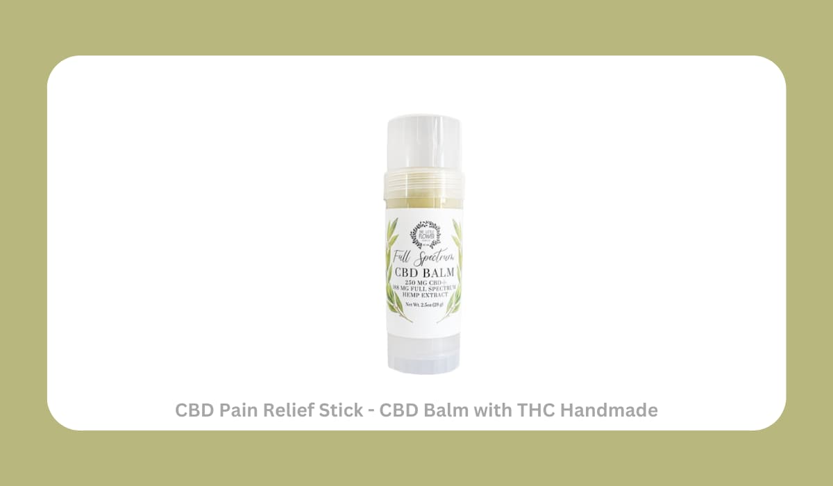 CBD Pain Relief Stick - CBD Balm with THC Handmade