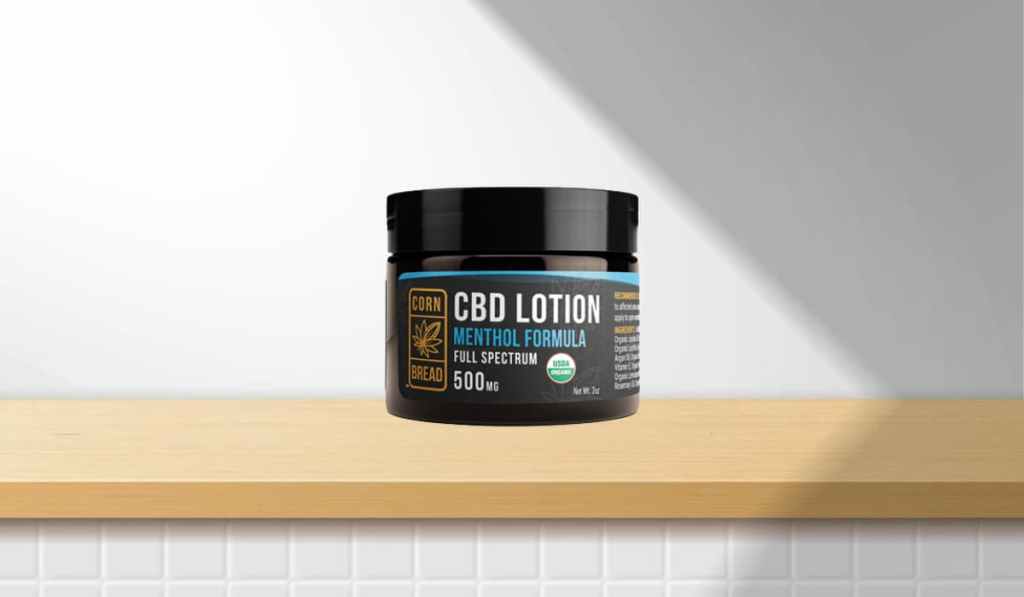 Cornbread Hemp CBD Lotion + Menthol