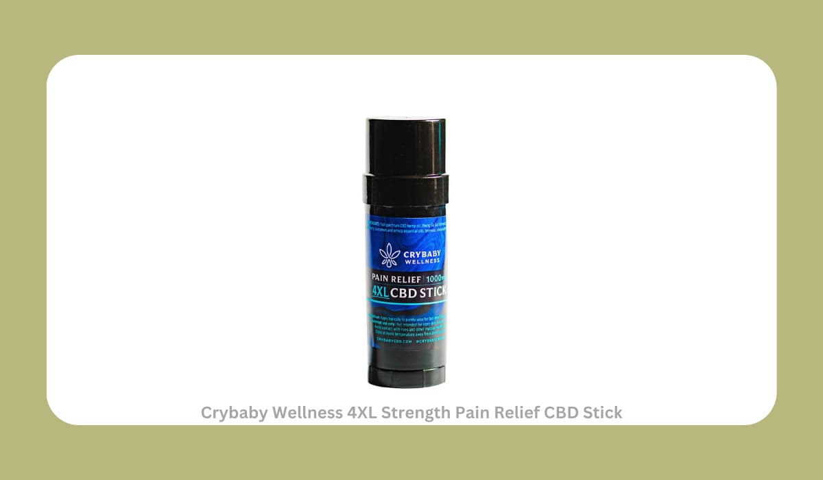 Crybaby Wellness 4XL Strength Pain Relief CBD Stick