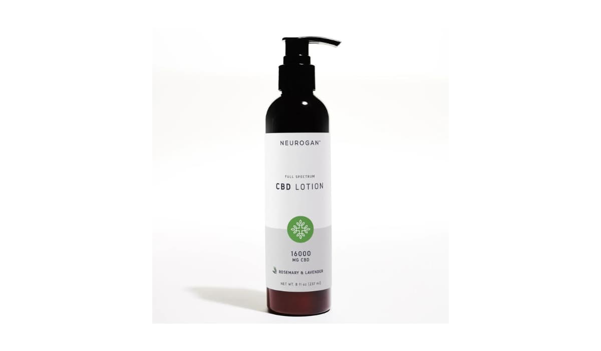 Cureganics CBD body lotion