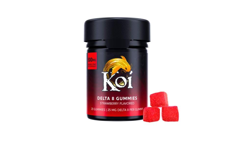 Koi Delta 8 Gummies Strawberry flavor