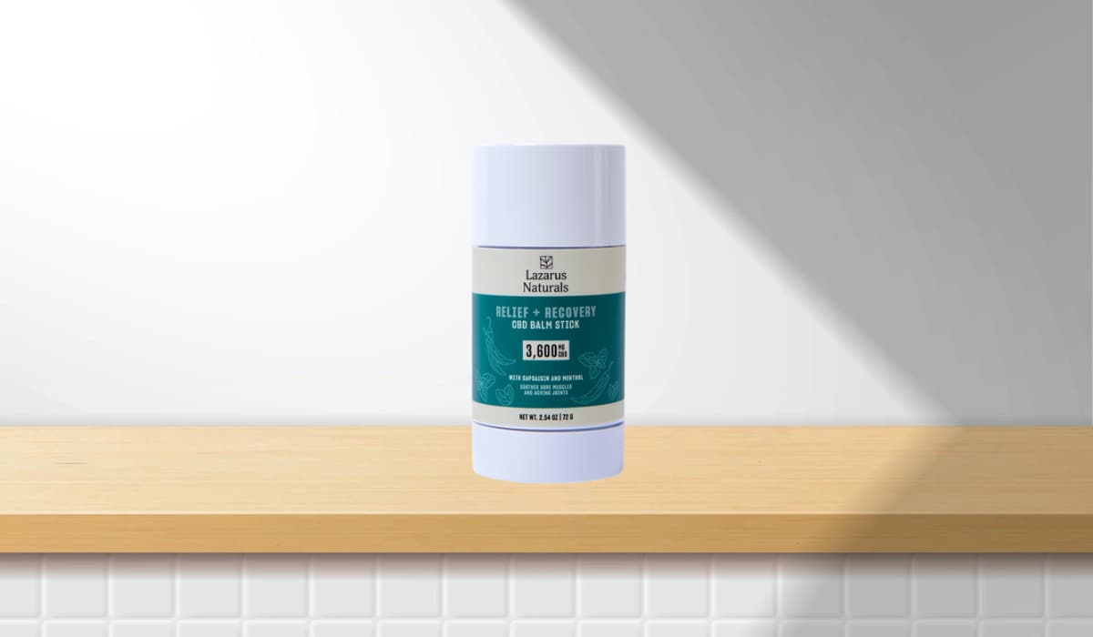 Lazarus Naturals Relief + Recovery Full-Spectrum CBD Balm