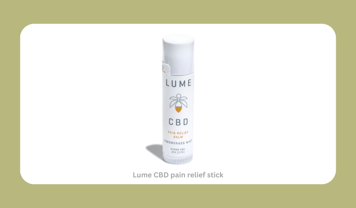 Lume CBD pain relief stick