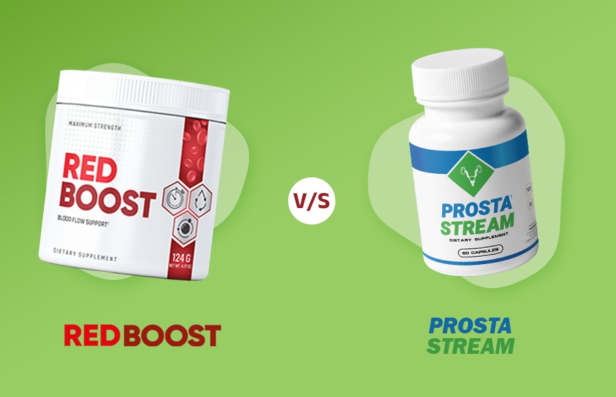 Red Boost Powder Vs ProstaStream