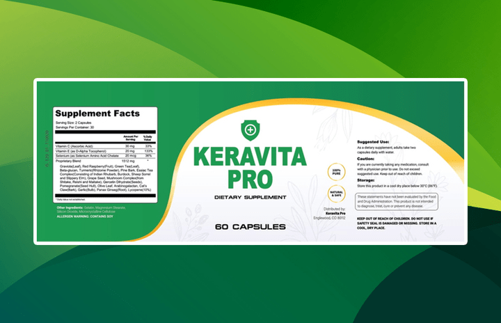 Keravita Pro Supplement Facts